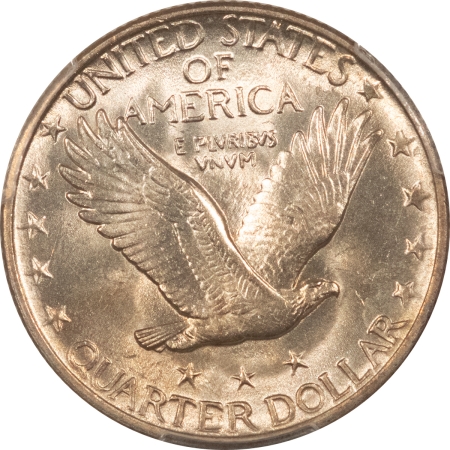 New Certified Coins 1917-D TYPE 2 STANDING LIBERTY QUARTER – PCGS MS-65 FH, FRESH ORIGINAL WHITE GEM