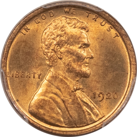 Lincoln Cents (Wheat) 1920 LINCOLN CENT – PCGS MS-64 RD