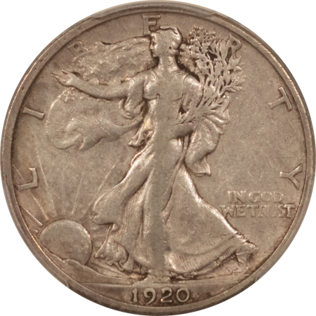 New Certified Coins 1920-S WALKING LIBERTY HALF DOLLAR – PCGS VF-35, LOVELY ORIGINAL