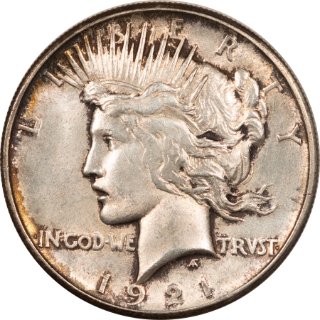 New Store Items 1921 PEACE DOLLAR – HIGH GRADE NEARLY UNC, LOOKS CHOICE & FLASHY!