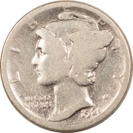 Mercury Dimes 1921 MERCURY DIME – CIRCULATED!