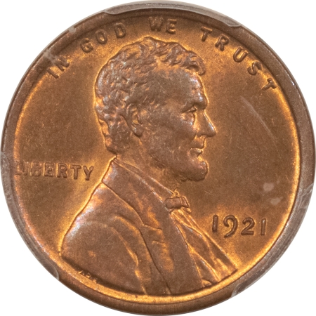 Lincoln Cents (Wheat) 1921 LINCOLN CENT – PCGS MS-64 RB