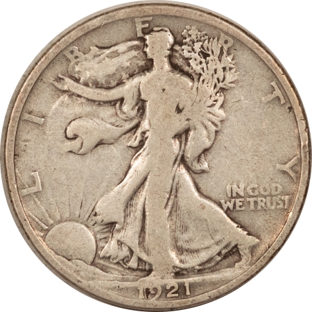 New Store Items 1921 WALKING LIBERTY HALF DOLLAR – PLEASING CIRCULATED EXAMPLE, PERFECT!