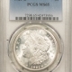 Morgan Dollars 1921 $1 MORGAN DOLLAR – PCGS MS-65+, BLAST WHITE & PREMIUM QUALITY!