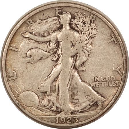 New Store Items 1923-S WALKING LIBERTY HALF DOLLAR – PLEASING CIRCULATED EXAMPLE, PERFECT!