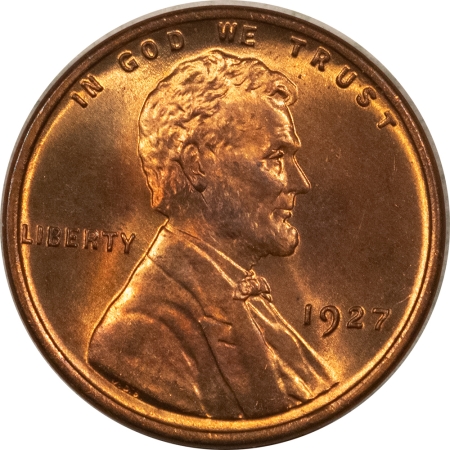 New Store Items 1927 LINCOLN CENT – UNCIRCULATED, VERY CHOICE, RED & BROWN!