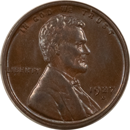 Lincoln Cents (Wheat) 1927-D LINCOLN CENT – HIGH GRADE EXAMPLE CHOICE ABOUT UNCIRCULATED!