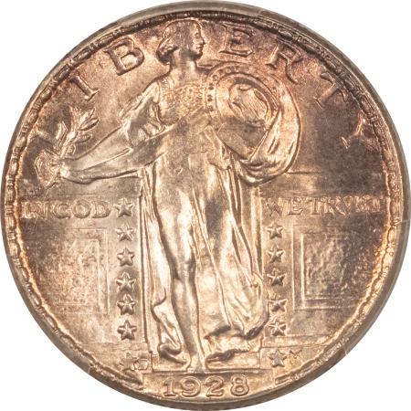 New Certified Coins 1928-D STANDING LIBERTY QUARTER – PCGS MS-64, LUSTROUS & ATTRACTIVE!