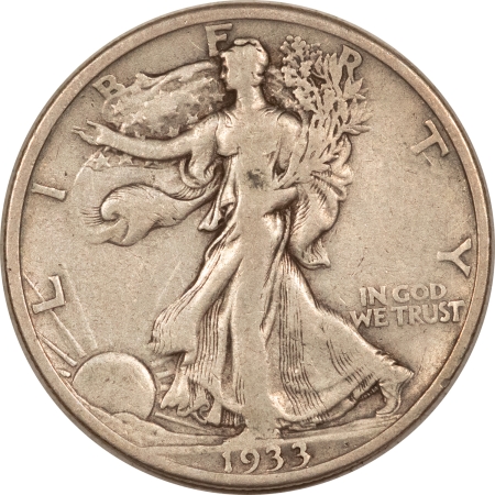 New Store Items 1933-S WALKING LIBERTY HALF DOLLAR – HIGH GRADE CIRCULATED EXAMPLE