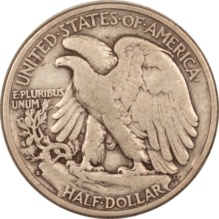 New Store Items 1933-S WALKING LIBERTY HALF DOLLAR – HIGH GRADE CIRCULATED EXAMPLE