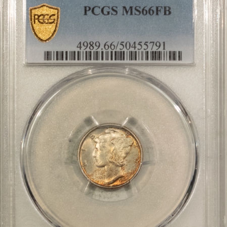 New Store Items 1934 MERCURY DIME – PCGS MS-66 FB, FRESH & LOOKS SUPERB!