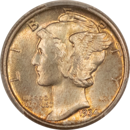 Mercury Dimes 1934 MERCURY DIME – PCGS MS-67 FB SATINY FRESH & SUPERB GEM!