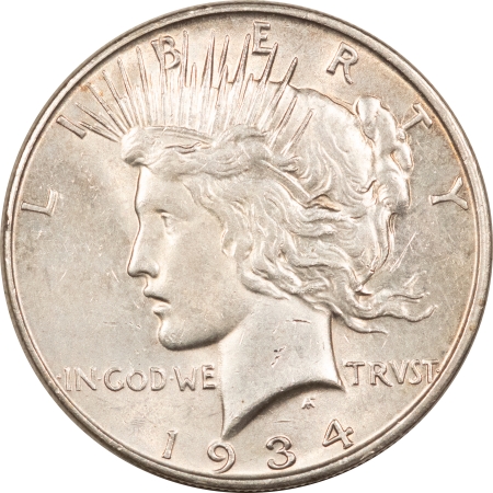 New Store Items 1934-D PEACE DOLLAR – HIGH GRADE EXAMPLE, AU & CHOICE