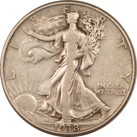 New Store Items 1938-D WALKING LIBERTY HALF DOLLAR – HIGH GRADE CIRCULATED EXAMPLE, KEY DATE!