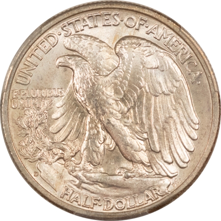 New Certified Coins 1943-D WALKING LIBERTY HALF DOLLAR – PCGS MS-66+, PREMIUM QUALITY++