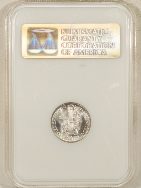 Mercury Dimes 1943-S MERCURY DIME – NGC MS-66 FB, OLD FATTY & PREMIUM QUALITY!