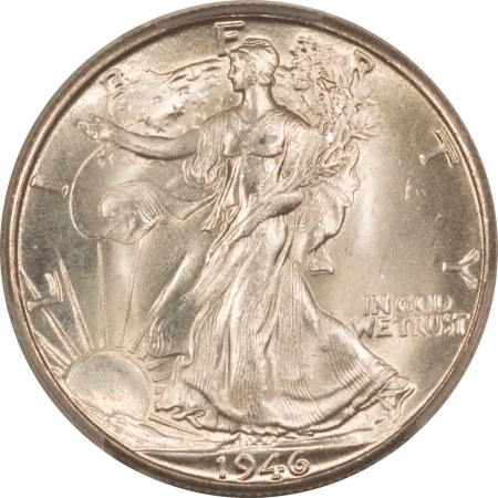 New Certified Coins 1946-D WALKING LIBERTY HALF DOLLAR – PCGS MS-66, SUPERB GEM!