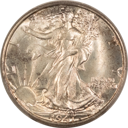 New Certified Coins 1947-D WALKING LIBERTY HALF DOLLAR – PCGS MS-66, ORIGINAL!