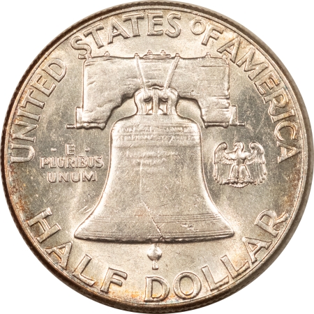 Franklin Halves 1950 FRANKLIN HALF DOLLAR – FLASHY HIGH GRADE NEARLY UNCIRC LOOKS CHOICE!