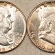 Franklin Halves 1950 FRANKLIN HALF DOLLAR – FLASHY HIGH GRADE NEARLY UNCIRC LOOKS CHOICE!