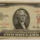 New Store Items 1953 X3, 1953-A $2 US RED SEAL NOTES, LOT OF 4 – PLEASING CIRCULATED EXAMPLES!