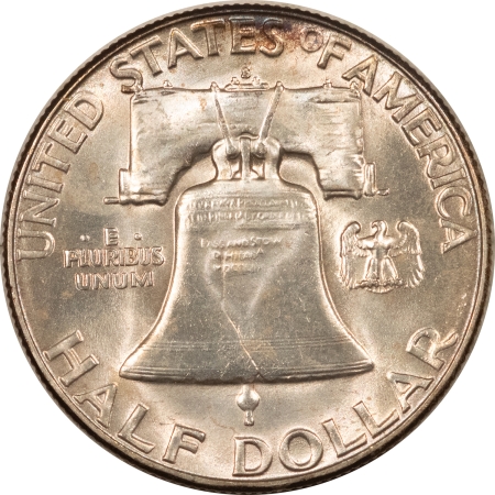 Franklin Halves 1954-S FRANKLIN HALF DOLLAR – FRESH CHOICE & BRILLIANT UNCIRCULATED!