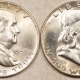 Franklin Halves 1960, 1960-D FRANKLIN HALF DOLLARS, LOT/2 – CHOICE GEMS, BRILLIANT UNCIRCULATED!