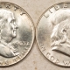 Franklin Halves 1962, 1962-D FRANKLIN HALF DOLLARS, LOT/2 – CHOICE GEMS, BRILLIANT UNCIRCULATED!