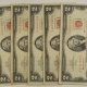 New Store Items 1953 & 1953-C $2 UNITED STATES RED SEAL NOTES, LOT OF 2, HIGH GRADE CIRCULATED!