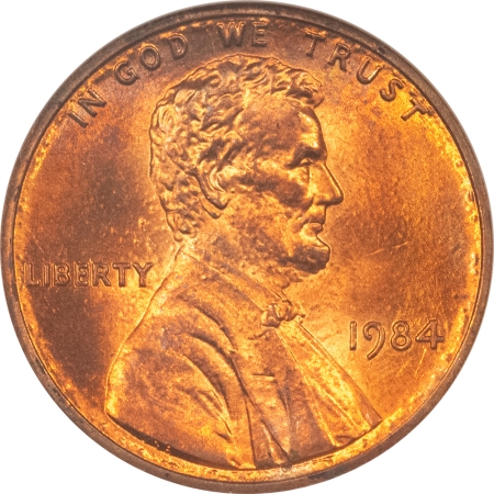 Lincoln Cents (Memorial) 1984 DOUBLED DIE OBVERSE LINCOLN CENT – ANACS MS-63 RD, NEAT VARIETY, OLD HOLDER