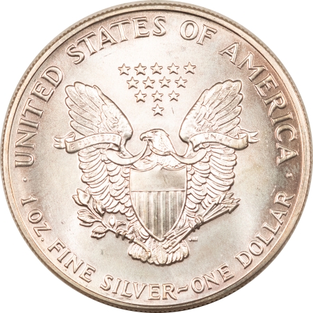 American Silver Eagles 1990 $1 AMERICAN SILVER EAGLE, 1 OZ, .999 – GEM BU IN MINT BOX!