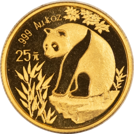 New Store Items 1993 1/4 OZ GOLD CHINA PANDA – SUPERB GEM BRILLIANT UNCIRCULATED!