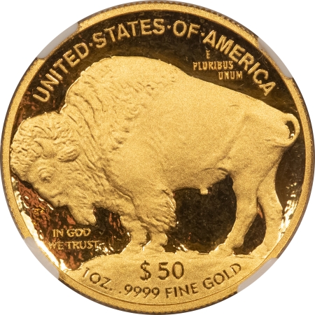 American Gold Eagles, Buffaloes, & Liberty Series 2009-W PROOF $50 AMERICAN BUFFALO GOLD, 1 OZ, .9999 FINE – NGC PF-70 ULTRA CAMEO