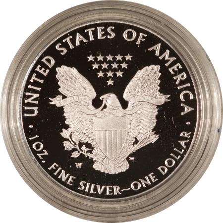 American Silver Eagles 2018-W $1 AMERICAN SILVER EAGLE, 1 OZ, .999 – GEM PROOF, ORIGINAL GOVERNMENT PKG