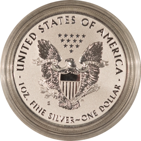 American Silver Eagles 2019-S $1 ENHANCED REVERSE PROOF AMERICAN SILVER EAGLE, 1 OZ – WITH BOX AND COA!