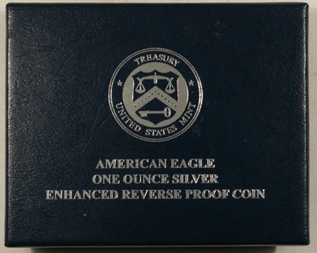 American Silver Eagles 2019-S $1 ENHANCED REVERSE PROOF AMERICAN SILVER EAGLE, 1 OZ – WITH BOX AND COA!