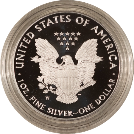 American Silver Eagles 2019-W $1 AMERICAN SILVER EAGLE, 1 OZ, .999 – GEM PROOF, ORIGINAL GOVERNMENT PKG