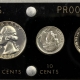 New Store Items 1961 5 COIN U.S. MINT PROOF SET – IN VINTAGE CAPITOL HOLDER!