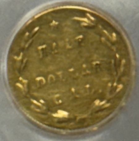 New Certified Coins 1870 50C FRACTIONAL GOLD, BG-1024 – PCGS GENUINE, CLEANED UNC DETAIL, NICE LOOK!