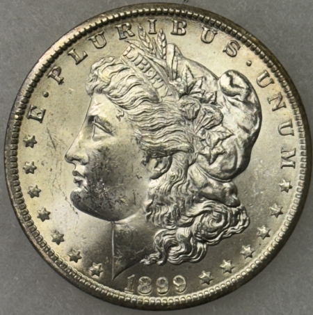 New Store Items 1899-O $1 MORGAN DOLLAR – UNCIRCULATED, FLASHY BRILLIANT UNCIRCULATED!