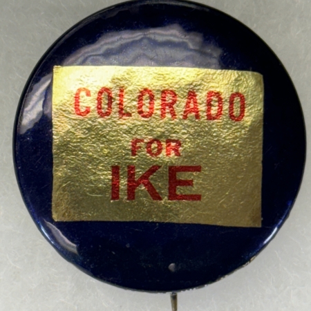 Other Collectibles 1952 EISENHOWER 1 1/4″ CELLO CAMPAIGN BUTTON, “COLORADO FOR IKE”- SCARCE & MINT!