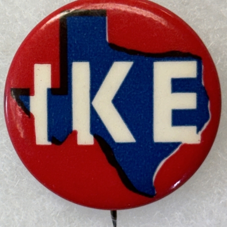 Other Collectibles 1956 EISENHOWER 1 1/4″ CELLO BUTTON, “IKE” ON A MAP OF TEXAS-SCARCE & MINT!