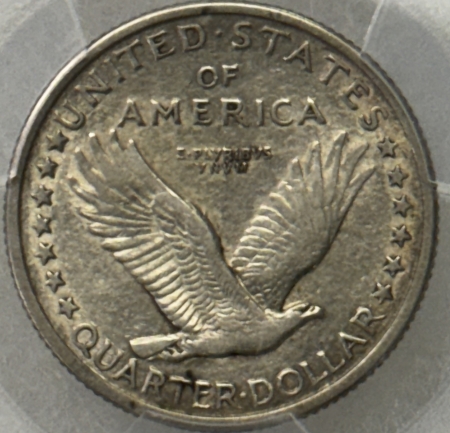 New Certified Coins 1917-D STANDING LIBERTY QUARTER, TYPE 1 – PCGS AU-53, LUSTROUS YET ORIGINAL!