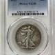 Liberty Seated Halves 1877-CC SEATED LIBERTY HALF DOLLAR – PCGS G-4, NICE ORIGINAL CARSON CITY!