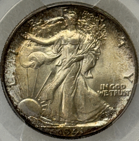 New Certified Coins 1941 WALKING LIBERTY HALF DOLLAR – PCGS MS-65, REALLY PRETTY, PQ GEM!