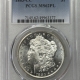 Morgan Dollars 1883-CC $1 MORGAN DOLLAR PCGS MS-63 DMPL, CARSON CITY! BLACK & WHITE ULTRA DEEP!