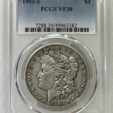 Morgan Dollars 1903-S $1 MORGAN DOLLAR – PCGS MS-30, NICE STRONG DETAILS, TOUGH DATE!