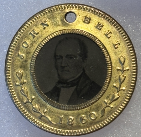 New Store Items 1860 BELL-EVERETT 7/8″ JUGATE FERROTYPE, LUSTROUS BRASS, PRISTINE PHOTOS-MINT!