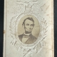 New Store Items 1860 ABRAHAM LINCOLN-HAMLIN 7/8″ JUGATE FERROTYPE, EXC BRASS CLEAR PORTRAITS-VG!