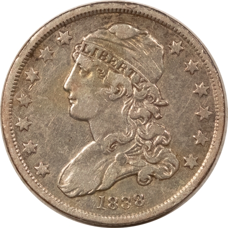 Capped Bust Quarters 1838 CAPPED BUST QUARTER – HIGH GRADE EXAMPLE! LIGHT RIM BRUISE!